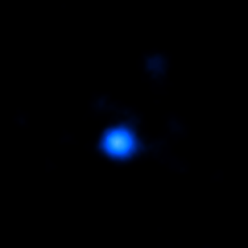 Time lapse of the x-ray burst.