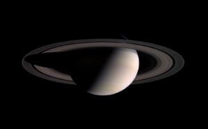A view of Saturn.