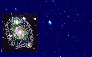 LOFAR image of the Pinwheel Galaxy.