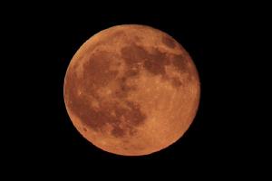 The Moon during a lunar eclipse.