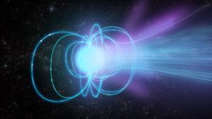 Artist rendering of a magnetar.
