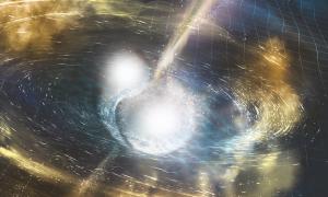 Illustration of a neutron star.