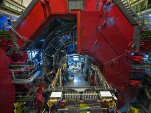 A look inside ALICE, which is one of the LHC’s four particle detectors.