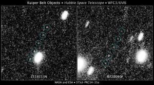 Possible second targets for New Horizons.