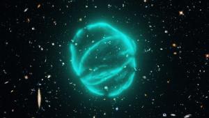 Artist depiction of an Odd Radio Circle.