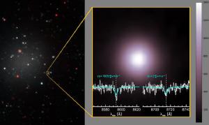 A galaxy without dark matter.