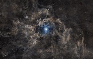 A faint integrated flux nebula near Polaris.