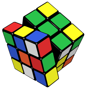 A Rubik's cube demonstrates how rotations are a group.