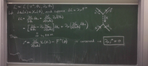 An example of Noether's Theorem.