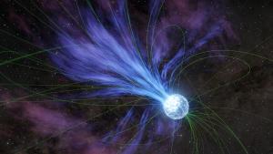 Artist's concept of a magnetar.