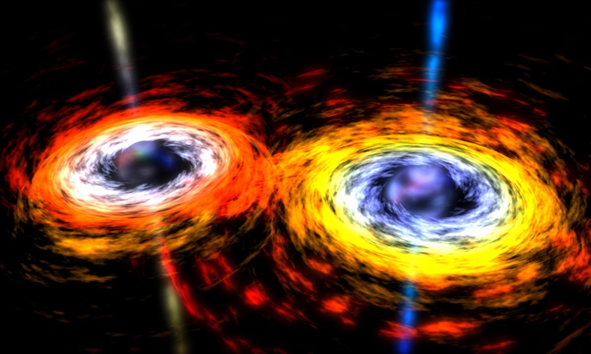 Материя произойти. Черные дыры. Сверхмассивные черные дыры.. Двойная сверхмассивная черная дыра. Гравитационное излучение.