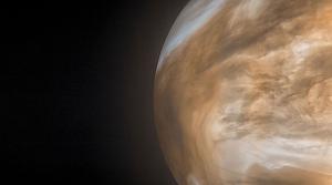 A view of Venus in infrared, as taken by the Akatsuki spacecraft.