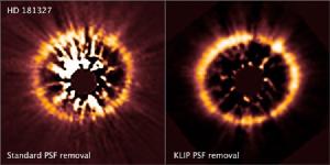 Imaging the debris disk of a star.
