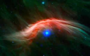 A multi-wavelength view of Zeta Ophiuchi.