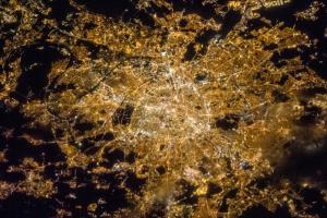 A view of Paris from space.
