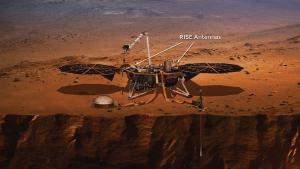 Artistic rendering of the InSight lander.