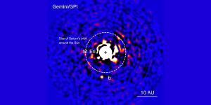 51 Eridani b as seen by Gemini Observatory.