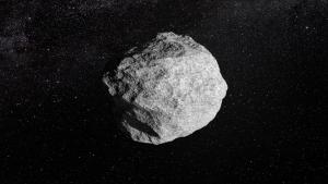 Artist's impression of asteroid 2024 YR4.