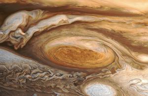 Close up of Jupiter's Great Red Spot.