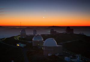 Three Planets Dance Over La Silla Observatory.