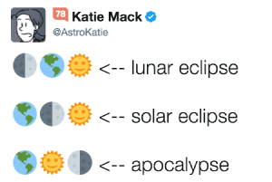 Astronomer Katie Mack’s famous twitter pun.
