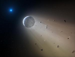 A Ceres-like planet orbits a white dwarf star.