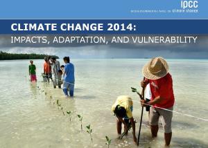 Cover of the IPCC Report.