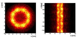 Untrapped antihydrogen atoms annihilating on the inner surface of the ALPHA trap.