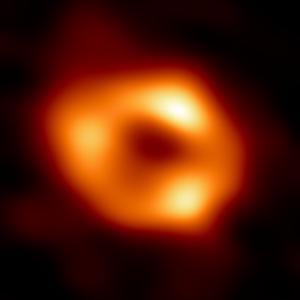 The first image of the supermassive black hole in our galaxy.