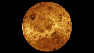 A composite image of the surface of Venus taken by NASA's Magellan spacecraft and Pioneer Venus Orbiter.