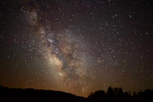 The Milky Way as seen from West Virginia.