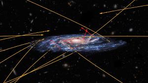 Hypervelocity stars observed near the Milky Way.