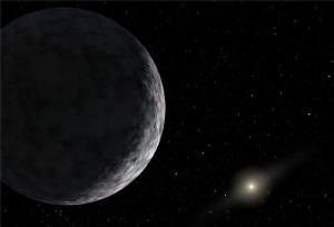 Artist concept of a distant world.