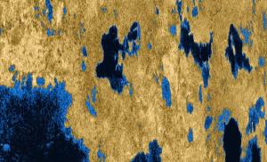 The surface of Titan.