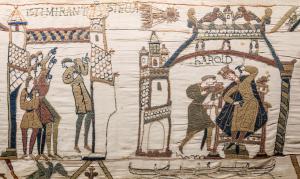 Halley's comet, as portrayed in the Bayeux Tapestry.