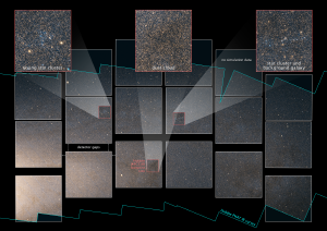 A simulated image showing how WFIRST could image the Andromeda Galaxy.
