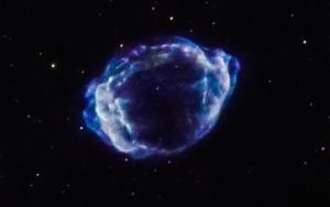 The Milky Way's youngest supernova remnant, called G1.9+0.3, was likely caused by the merging of two dense cores left over from dying stars.