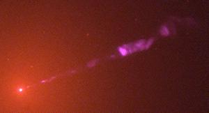 Close-up Look at a Jet near a Black Hole in Galaxy M87.