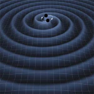 Gravity waves from binary black holes.