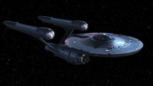 The USS Enterprise.