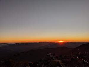Sunset at La Silla Observatory.