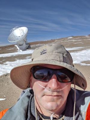 A selfie at ALMA.