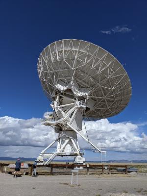 They operate 27 of these. The collection of antennas forms the telescope.