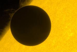 The transit of Venus captured by the SDO.
