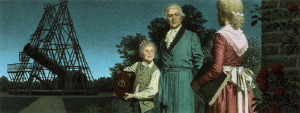 William Herschel and his son John.