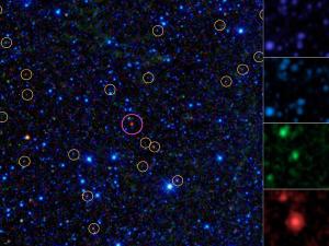 Newly detected black holes.
