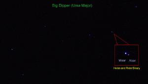 A view of the Big Dipper.