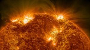 Image of a solar flare.