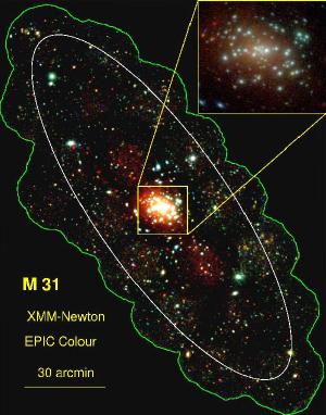 The Andromeda Galaxy in X-rays.